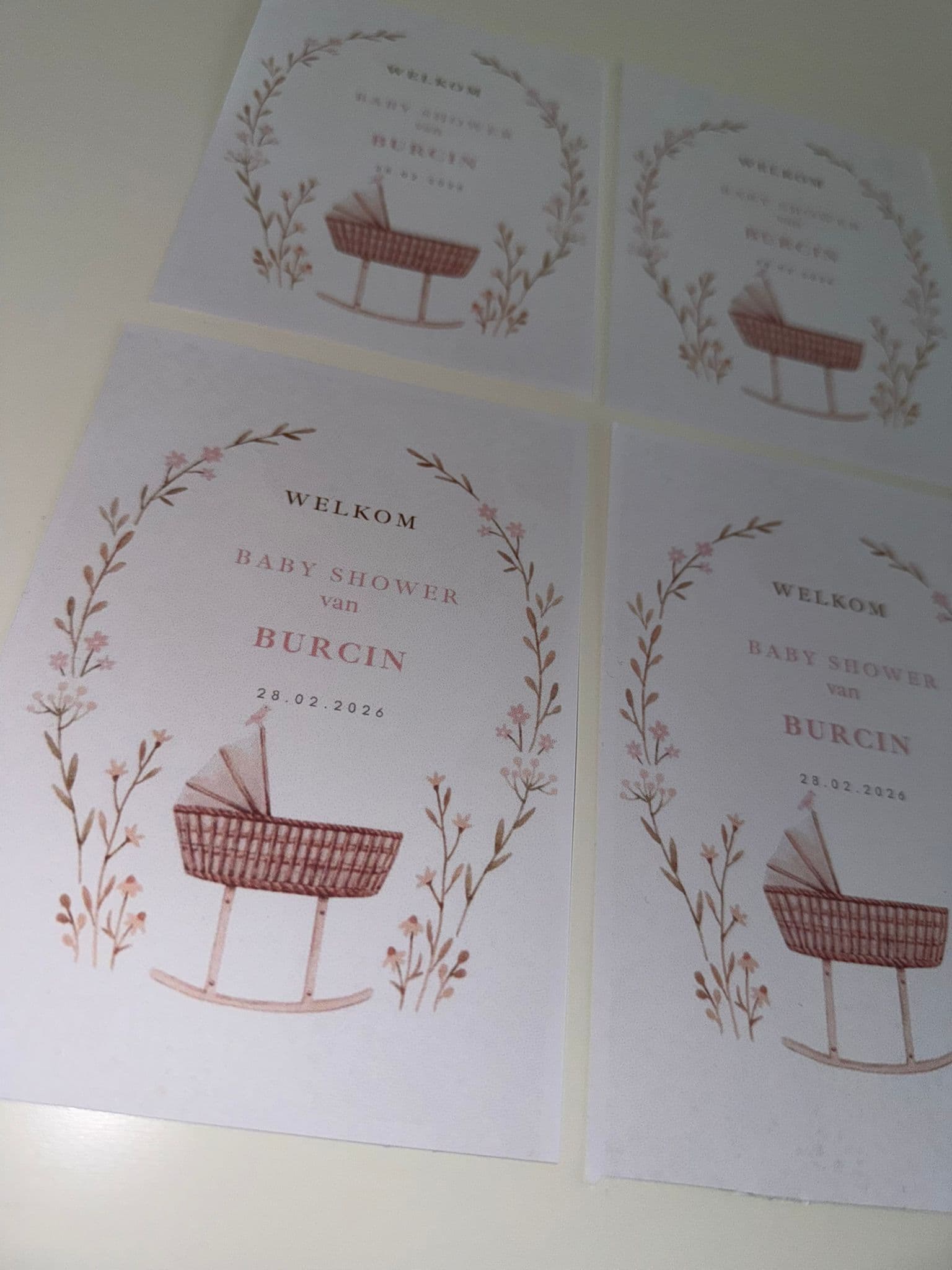 Baby Shower Uitnodiging